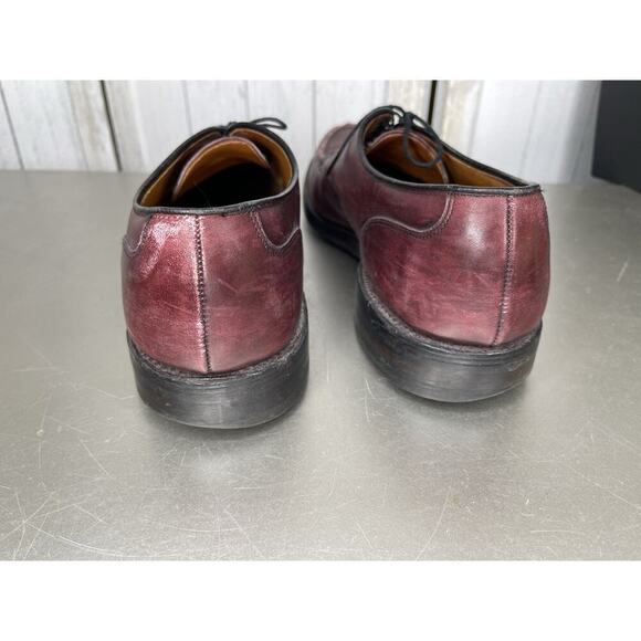 Allen Edmonds Chili Leather Split Toe Derby Dress Shoe Red Men Size 11C main image 5